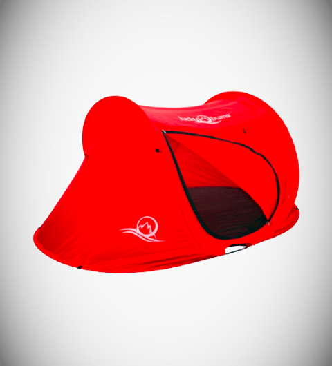 lucky bums pop up tent